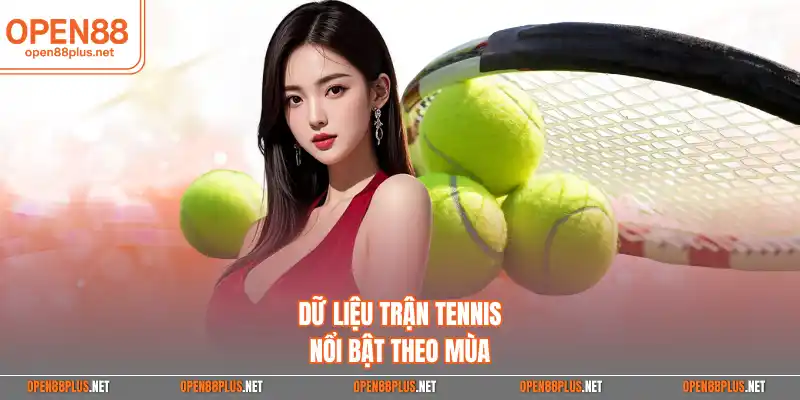 Dữ liệu trận tennis nổi bật theo mùa