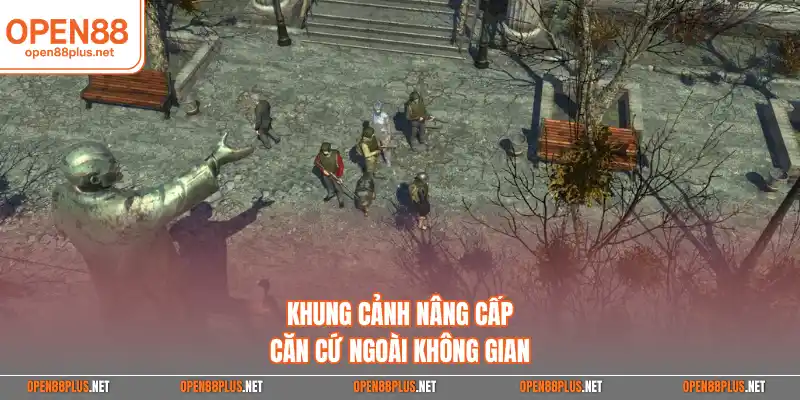 Khung cảnh nâng cấp căn cứ ngoài không gian