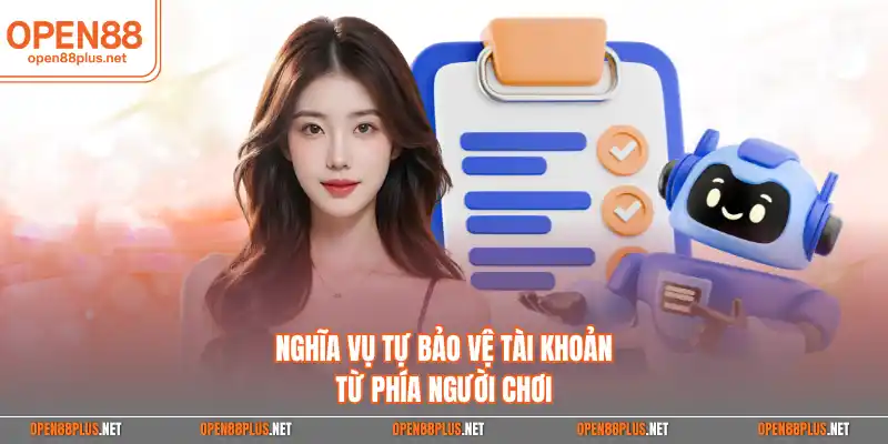 Nghĩa vụ tự bảo vệ tài khoản từ phía người chơi