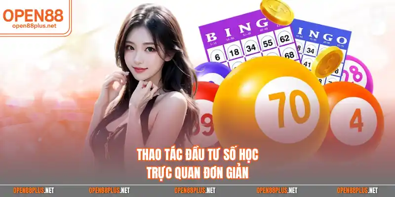 Thao tác đầu tư số học trực quan đơn giản