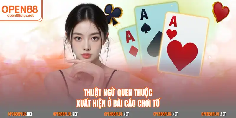 Thuật ngữ quen thuộc xuất hiện ở bài cáo chơi tố